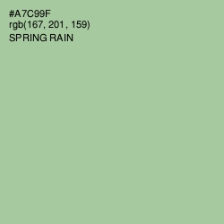 #A7C99F - Spring Rain Color Image